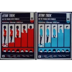 Star Trek Trouble With Tribbles Mondo limited edition print set by Olly Moss - illustraction Gallery
