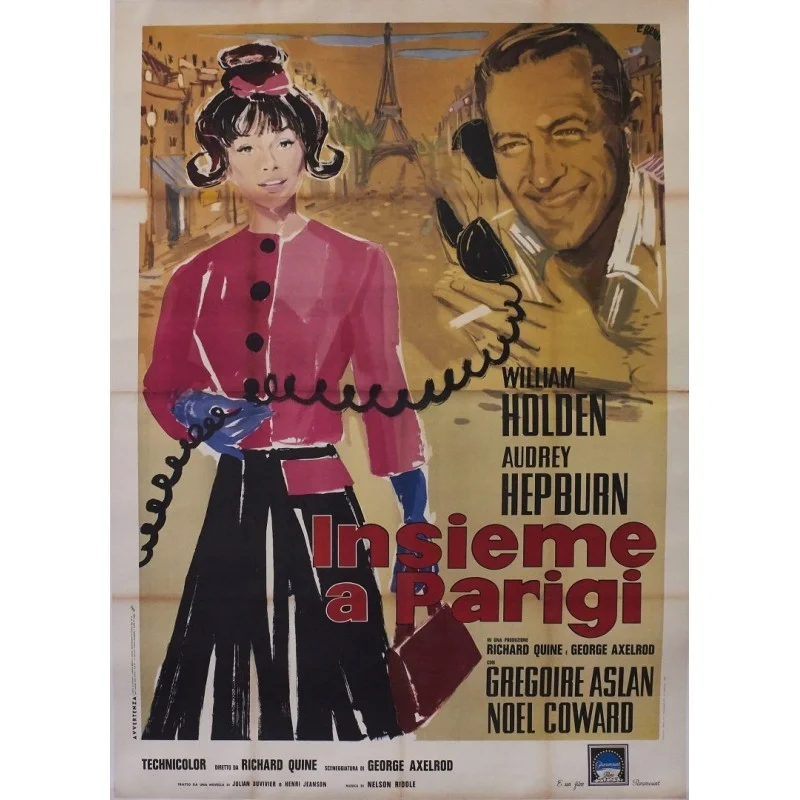 Paris When It Sizzles Italian movie poster - illustraction Gallery Paris When It Sizzles Italian movie poster - illustraction Gallery