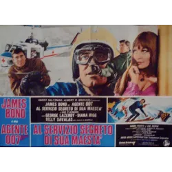 James Bond On Her Majesty's Secret Service Italian fotobusta movie poster - illustraction Gallery