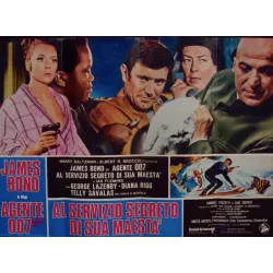 James Bond On Her Majesty's Secret Service Italian fotobusta movie poster - illustraction Gallery