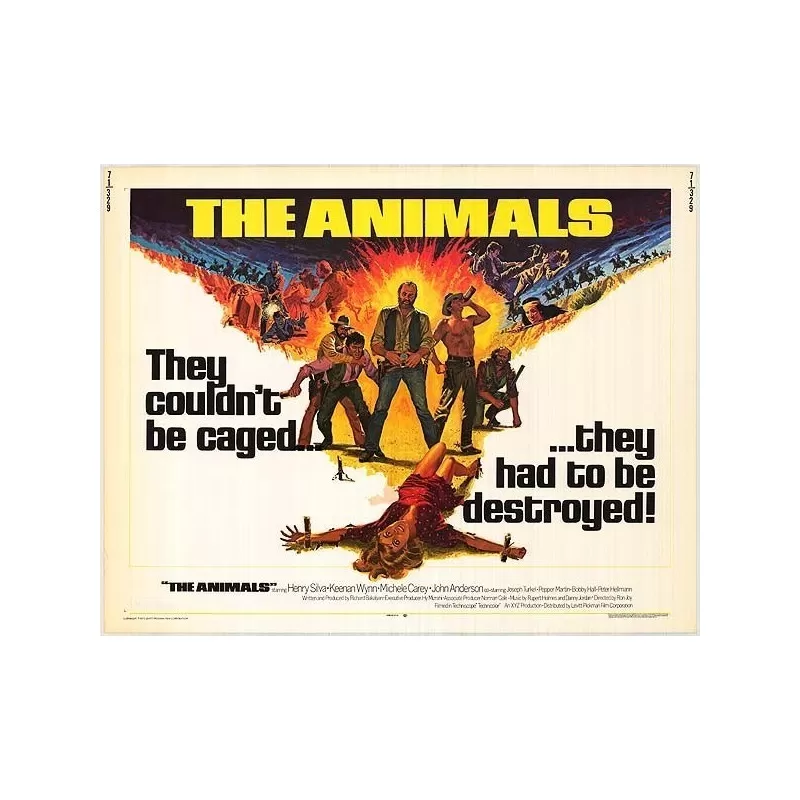 5 Savage Men US half sheet poster - Illustraction Gallery