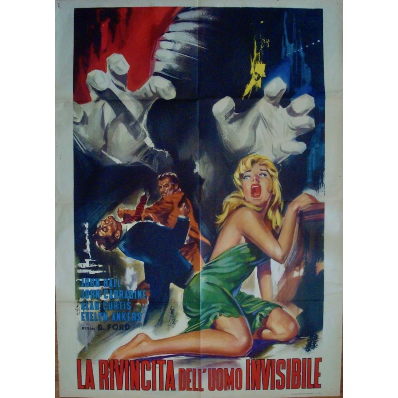 Invisible Man's Revenge Italian movie poster - illustraction Gallery