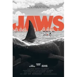 Jaws limited edition variant print by Florey - illustraction Gallery