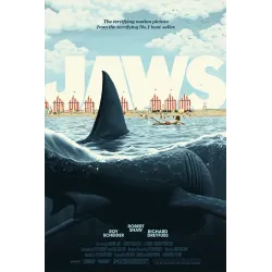 Jaws limited edition print by Florey - illustraction Gallery