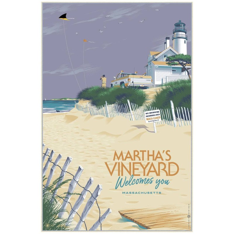 Jaws Martha's Vineyard Welcomes You limited edition variant print by ...