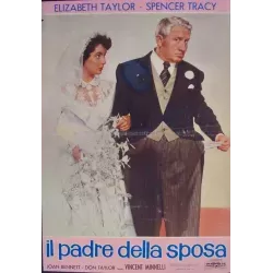 Father Of The Bride Italian fotobusta movie poster set - illustraction Gallery