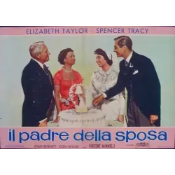 Father Of The Bride Italian fotobusta movie poster set - illustraction Gallery