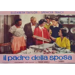 Father Of The Bride Italian fotobusta movie poster set - illustraction Gallery