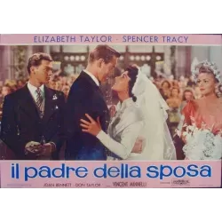 Father Of The Bride Italian fotobusta movie poster set - illustraction Gallery