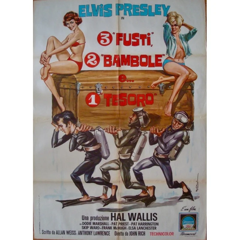 Easy Come Easy Go Italian movie poster - illustraction Gallery
