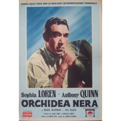 ORCHIDEA NERA MOVIE POSTER - THE BLACK ORCHID MOVIE POSTER