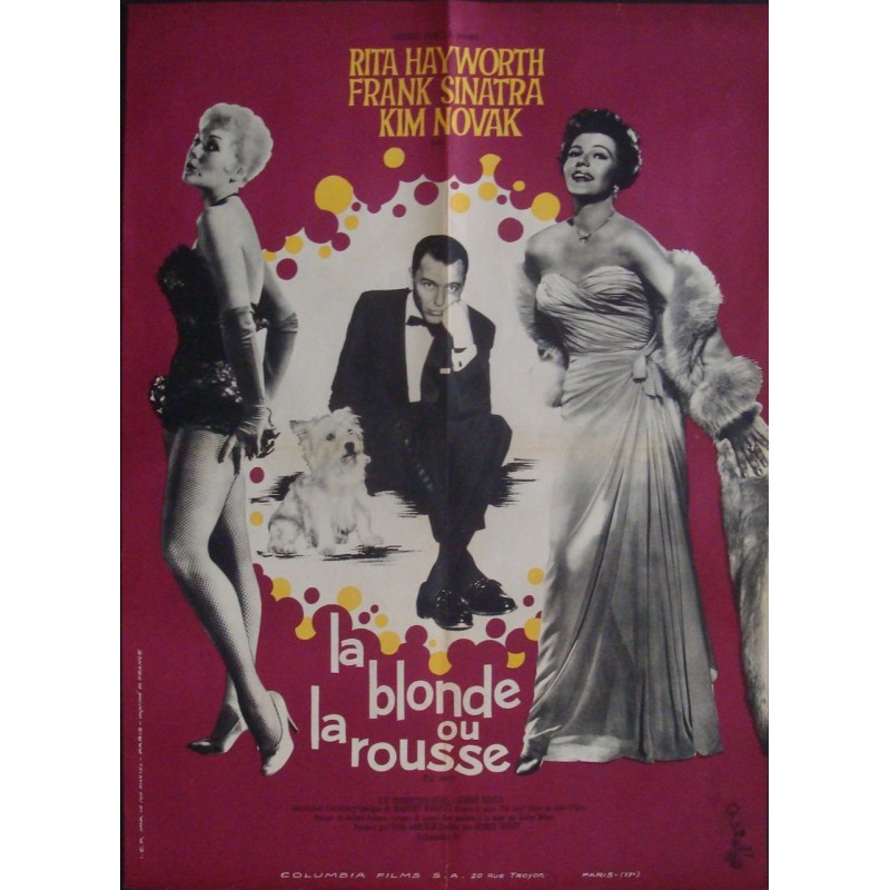 Pal Joey French Movie Poster Illustraction Gallery