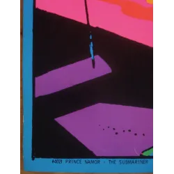 Prince Namor Marvel Third Eye black light poster - illustraction Gallery