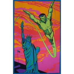 Prince Namor Marvel Third Eye black light poster - illustraction Gallery