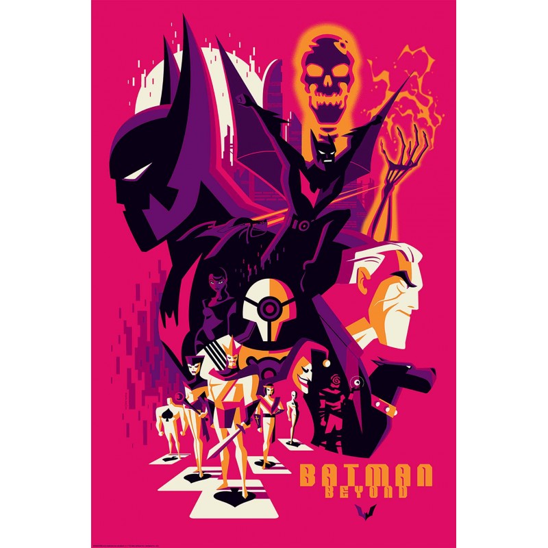 Batman Beyond limited edition variant print by Tom Whalen - illustraction  Gallery