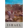 Israel Caesarea vintage 1970 tourism poster - illustraction Gallery