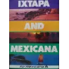 Mexicana Airlines Ixtapa vintage 1985 travel poster - illustraction Gallery