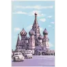Russia Moscow 1967 vintage travel poster - Illustraction Gallery
