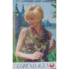 Japan Airlines Copenhagen vintage 1972 travel poster - illustraction Gallery