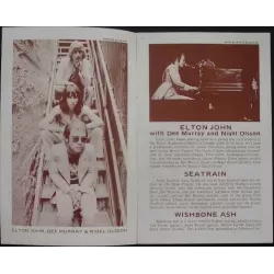 Elton John 1971 Fillmore East concert program - illustraction Gallery
