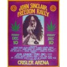 John Sinclair Rally 1971 concert poster by Gary Grimshaw - illustraction Gallery