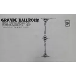 RGP 95 Steve Miller Band Grande Ballroom concert postcard - illustraction Gallery