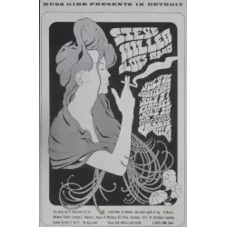 RGP 95 Steve Miller Band Grande Ballroom concert postcard - illustraction Gallery
