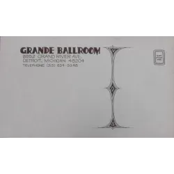 RGP 100 Albert King Grande Ballroom concert postcard - illustraction Gallery - illustraction Gallery