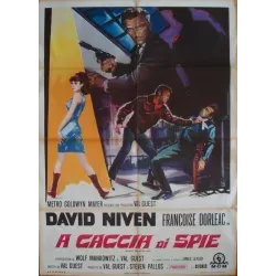 Where The Spies Are Italian movie poster - illustraction Gallery