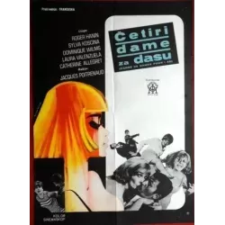  Carré de dames pour un as (An Ace and Four Queens) Yugoslavian movie poster - illustraction Gallery