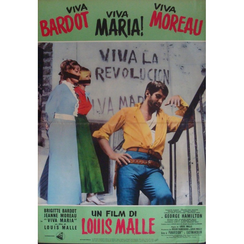 Viva Maria Italian fotobusta movie poster - illustraction Gallery