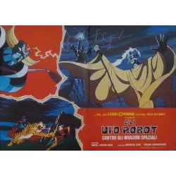 UFO Robot Goldorak Versus The Space Invaders Italian Fotobusta movie poster set - illustraction Gallery