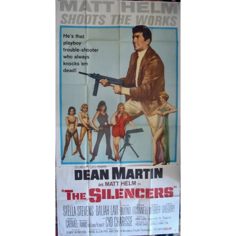 The Silencers 3 sheet movie poster - illustraction Gallery