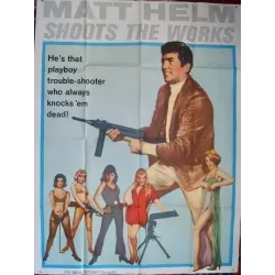 The Silencers 3 sheet movie poster - illustraction Gallery