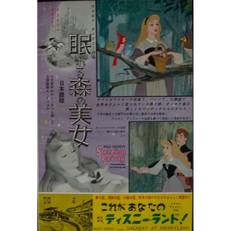 Sleeping Beauty Japanese movie poster - illustraction Gallery