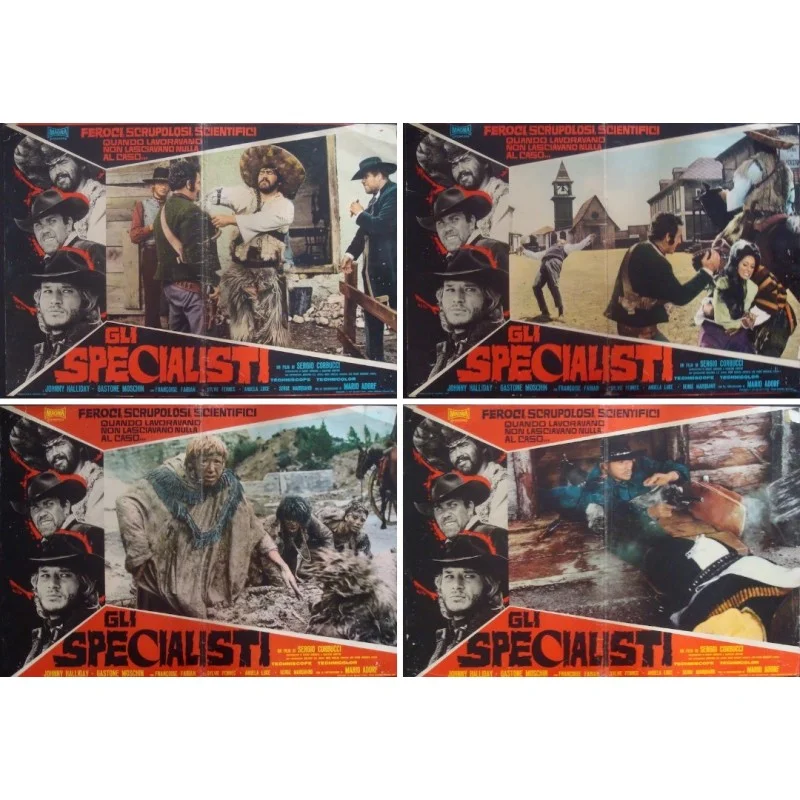 Le specialiste (Gli Specialisti) Italian fotobusta movie poster set - Italian movie poster