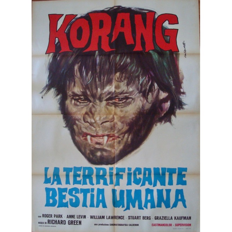 Night Of The Bloody Apes Italian movie poster - illustraction Gallery