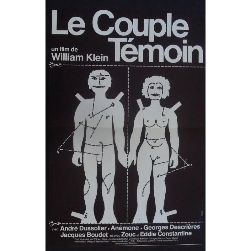 Le couple temoin (Model couple) French movie poster - illustraction Gallery