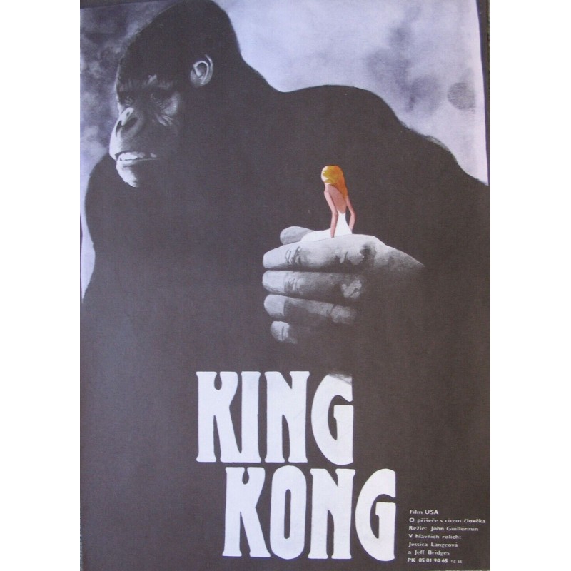King Kong Czech movie poster - illustraction Gallery
