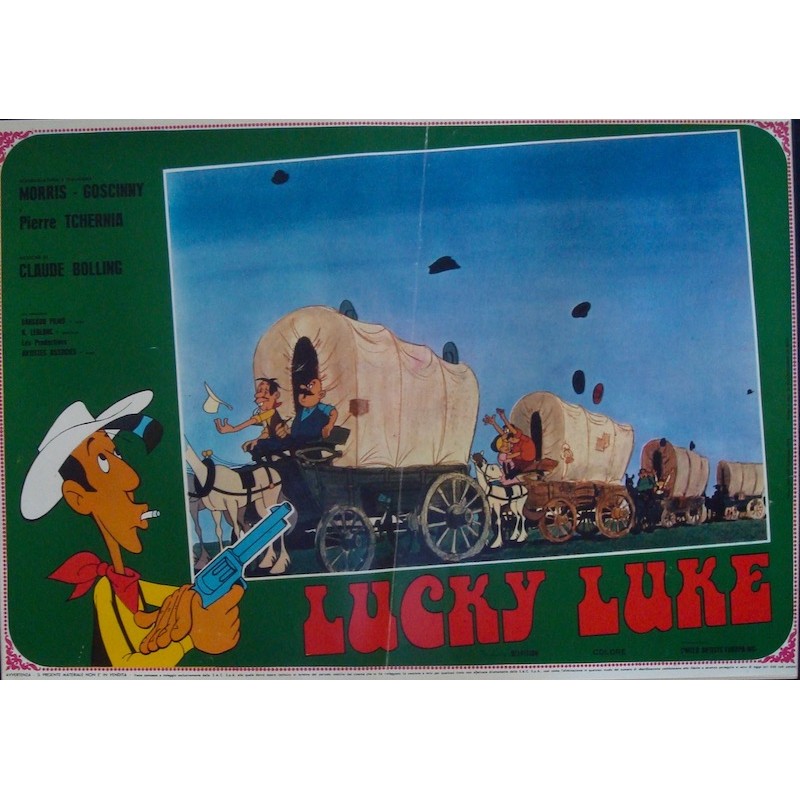 Lucky Luke: Daisy Town Italian fotobusta movie poster set ...