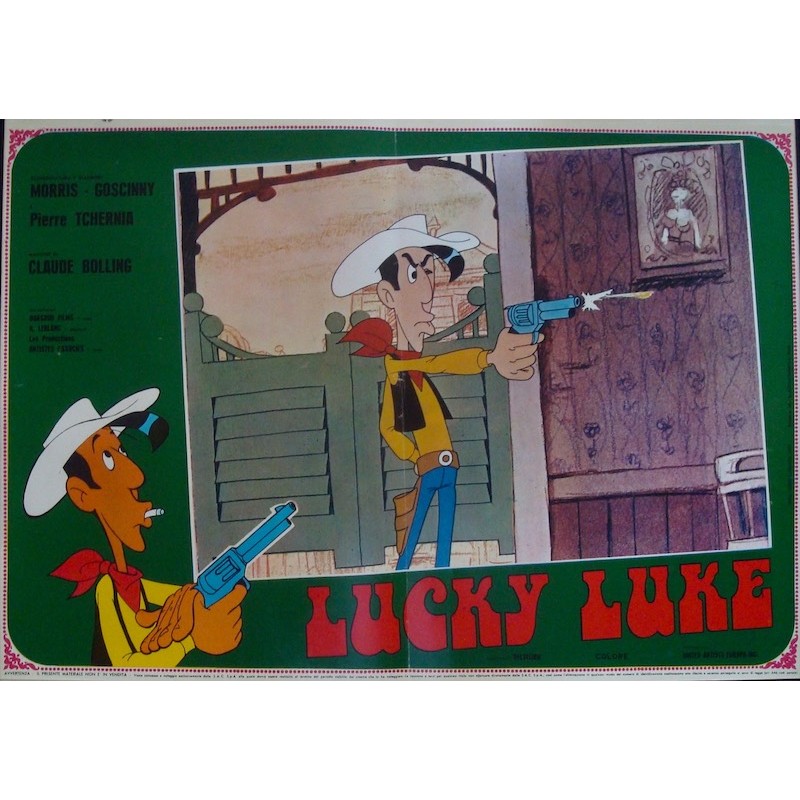 Lucky Luke: Daisy Town Italian fotobusta movie poster set ...