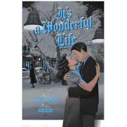 It's A Wonderful Life limited edition variant print by Laurent Durieux - illustraction Gallery