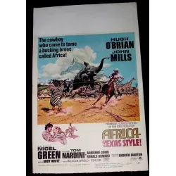 Africa Texas Style window card movie poster - illustraction Gallery