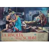The Revolt Of The Slaves Italian fotobusta set - illustraction Gallery