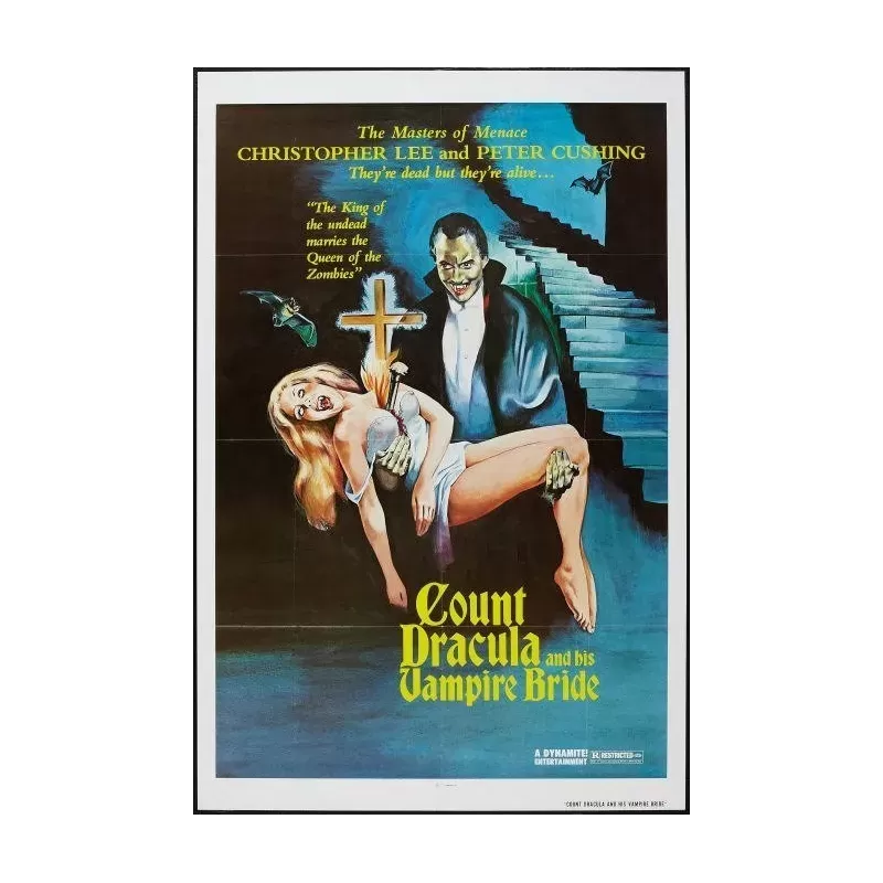 The Satanic Rites Of Dracula (Count Dracula and His Vampire Bride) one sheet poster - Illustraction Galllery