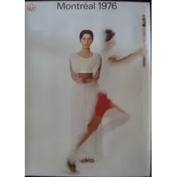 Montreal 1976 Olympics Games Torch vintage poster - illustraction Gallery