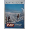 Northeast Airlines New England vintage 1962 travel poster - illustraction Gallery