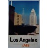 Japan Airlines Los Angeles vintage 1958 travel poster - illustraction Gallery