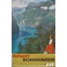 SAS Pleasant Scandinavia Norway fjord vintage 1963 travel poster - illustraction Gallery