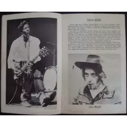 Chuck Berry 1969 Fillmore East concert program - illustraction Gallery